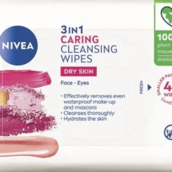 Avsminkningsservetter Nivea Daily Essentials