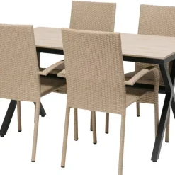 Bord Florens + 4 stolar Rimini