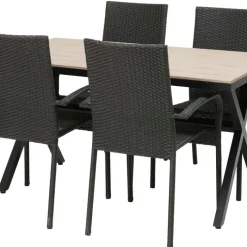 Bord Florens + 4 stolar Rimini