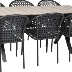 Bord Florens, utdragbart + 6 stolar Amalfi