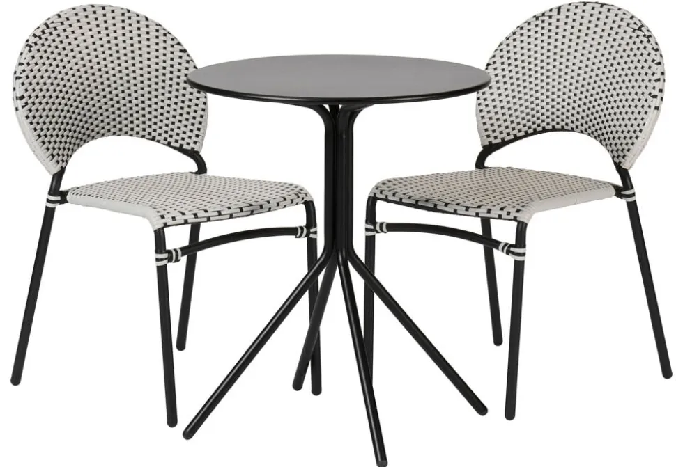 Cafébord Bistro + 2 stolar Bistro