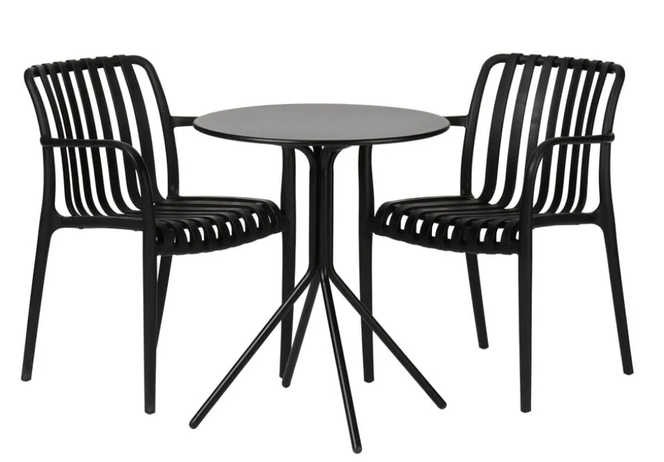 Cafébord Bistro + 2 stolar Dakar