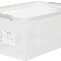 Förvaringslåda med lock BasicBox