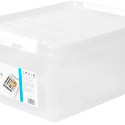 Förvaringslåda med lock Smartstore