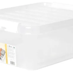 Förvaringslåda med lock Smartstore