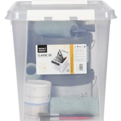 Förvaringslåda med lock Smartstore