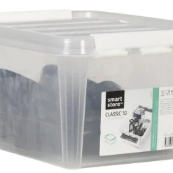 Förvaringslåda med lock Smartstore