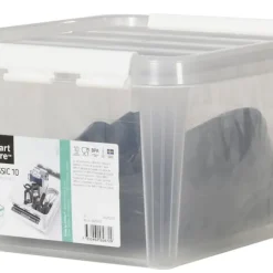 Förvaringslåda med lock Smartstore