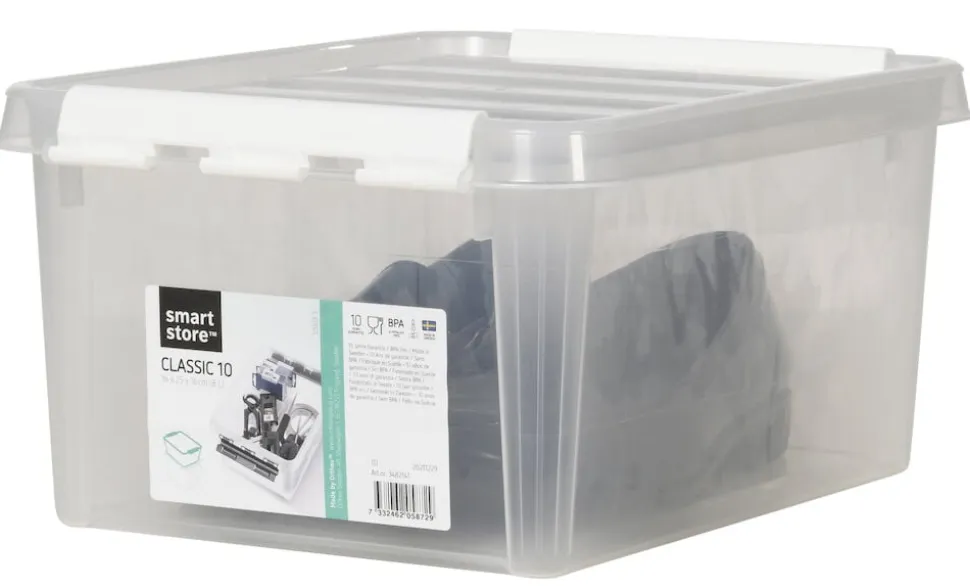 Förvaringslåda med lock Smartstore