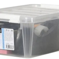 Förvaringslåda med lock Smartstore