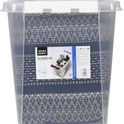 Förvaringslåda med lock Smartstore
