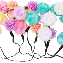 Hårband med blommor