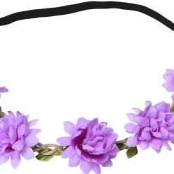 Hårband med blommor