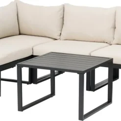 Loungeset Verona, 4 delar + bord