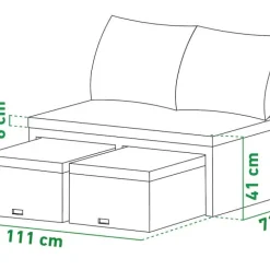 Loungesoffa Torino