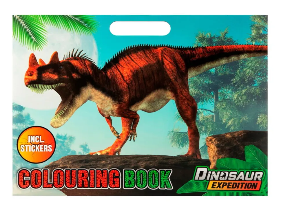 Målarbok Dinosaurie Expedition