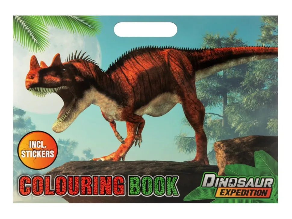 Målarbok Dinosaurie Expedition