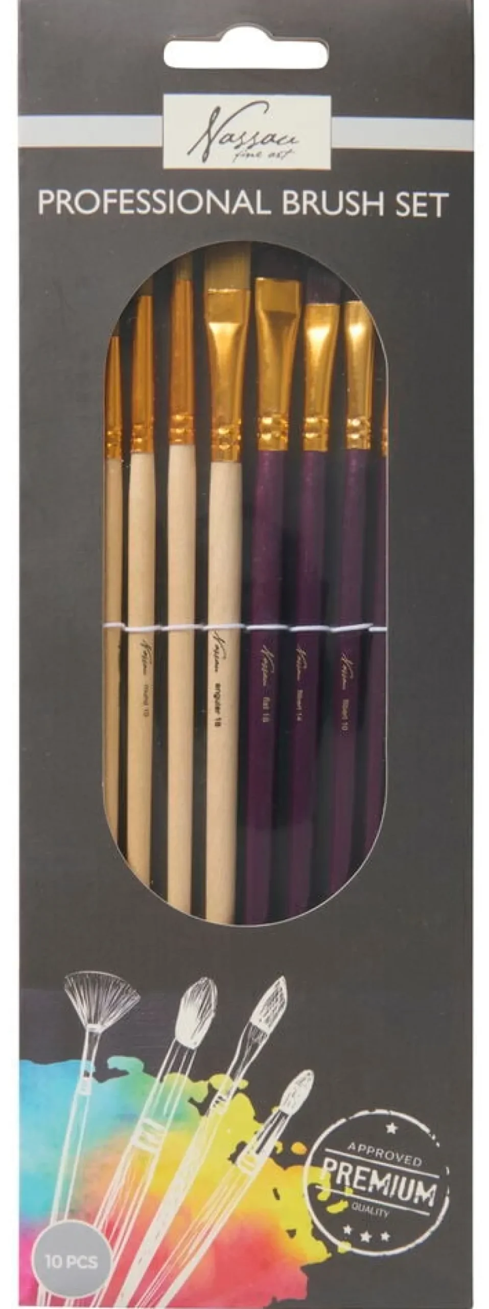 Penselset, proffs Nassau Fine Art