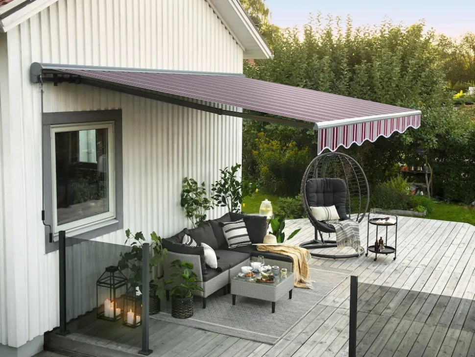Terrassmarkis med motor