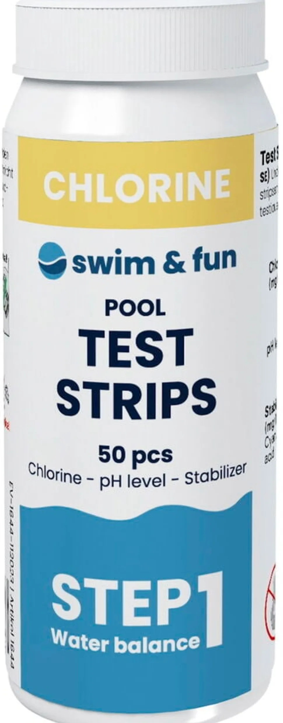 Teststickor pool, klor