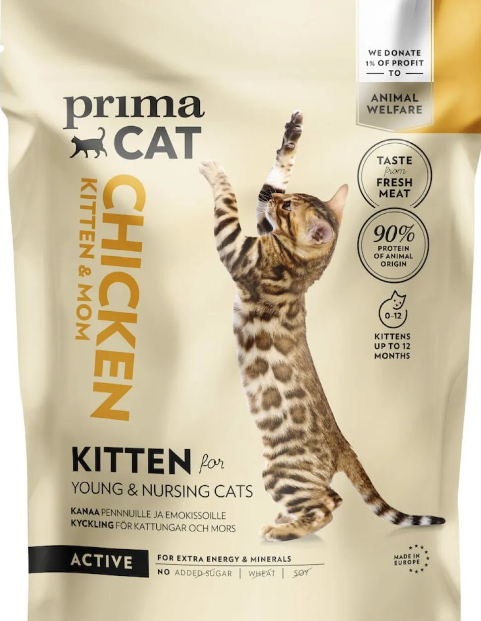 Torrfoder, katt PrimaCat
