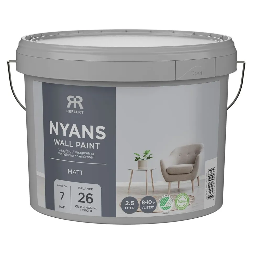 Väggfärg Nyans