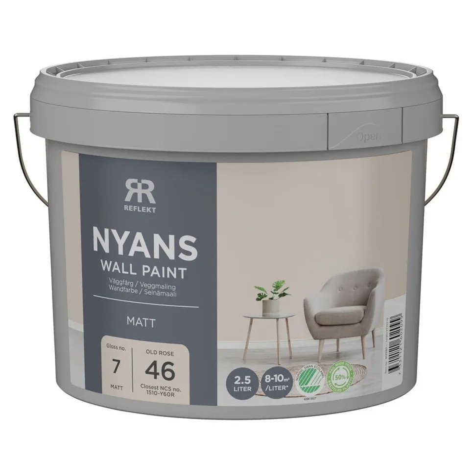Väggfärg Nyans