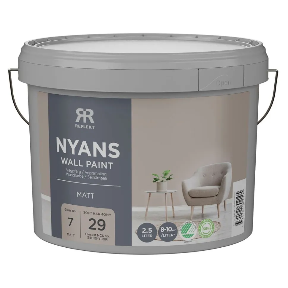 Väggfärg Nyans