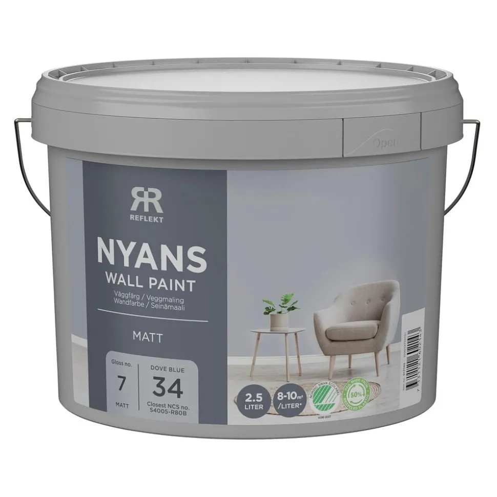 Väggfärg Nyans