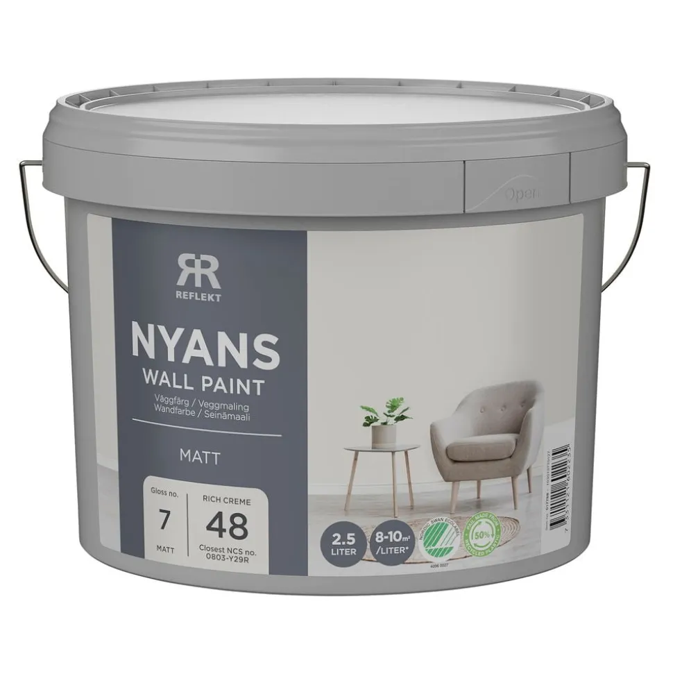Väggfärg Nyans