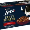 Våtfoder, katt Latz Tasty Shreds