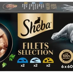 Våtfoder, katt Sheba Filets Selection