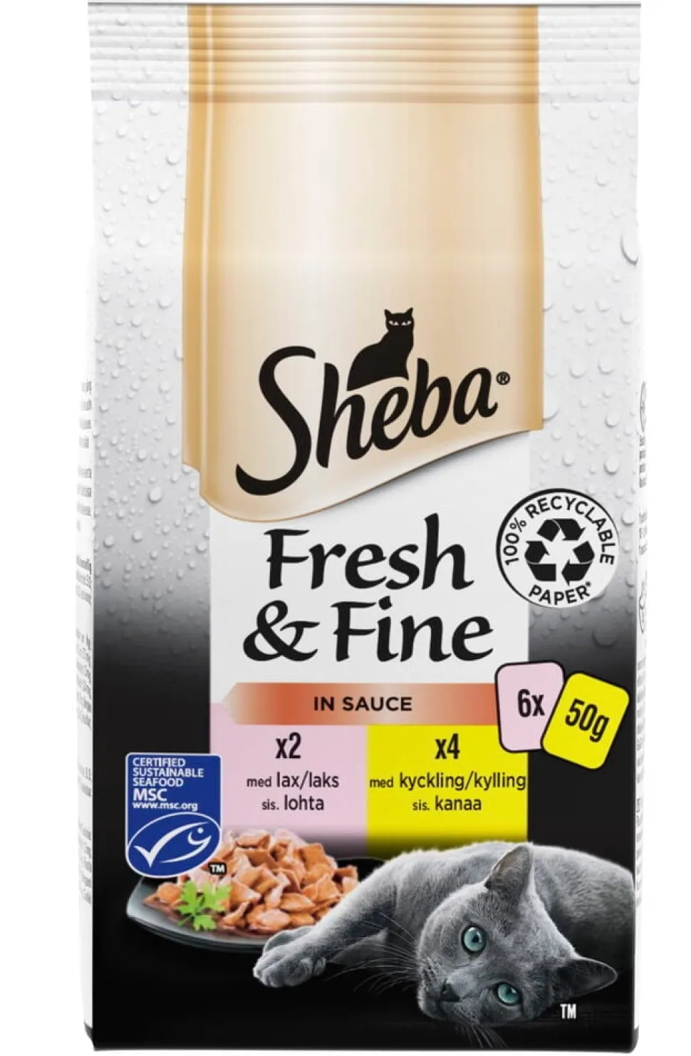 Våtfoder, katt Sheba Fresh & Fine